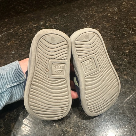 Reef Toddler Navy Shark Sandals - Picture 3 of 4